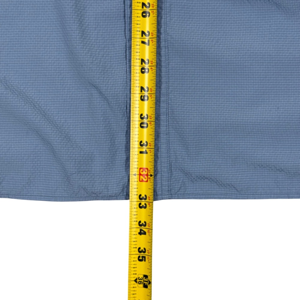 Orvis Mens XL Tall Long Sleeve Button Front‎ Fishing Shirt Blue Nylon Vented - Picture 8 of 11